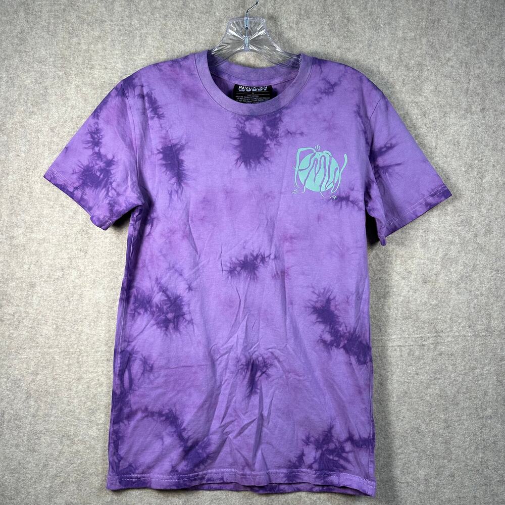Paymoney Wubby Rescue Me Shirt Purple Tie Dye Kitten Club PMW Merch - Size Small